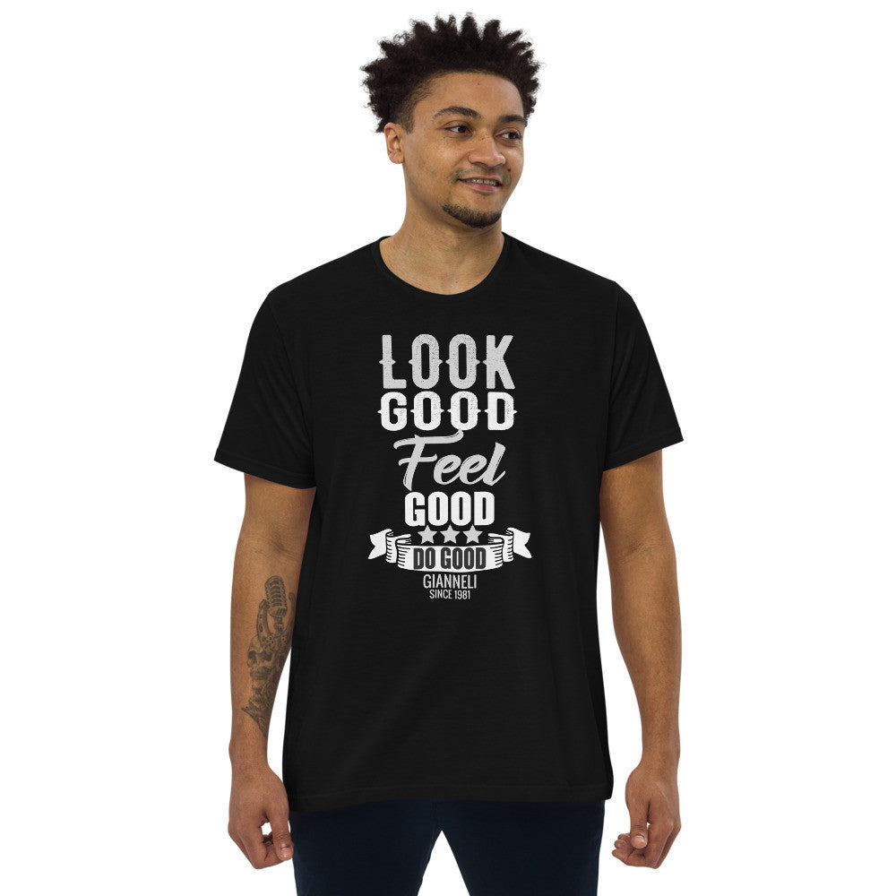 LOOK GOOD Men's Fitted Straight Cut t-shirt by Gianneli