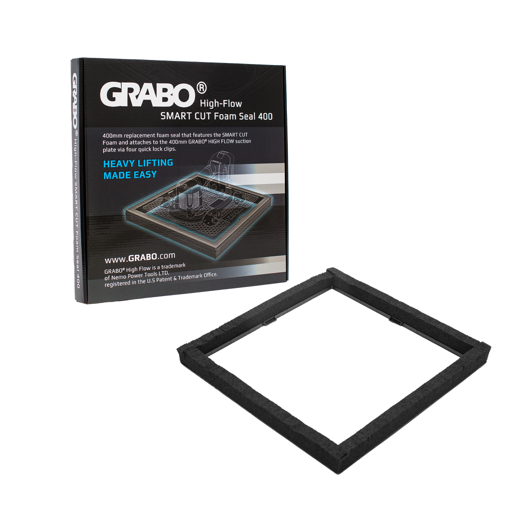GRABO Smart Cut Foam Seal 400 for Rough Pavers, 242 lb